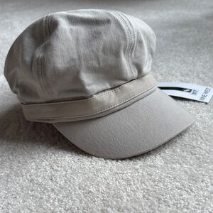 Nine West Paperboy Grey Cap with Strap Detail